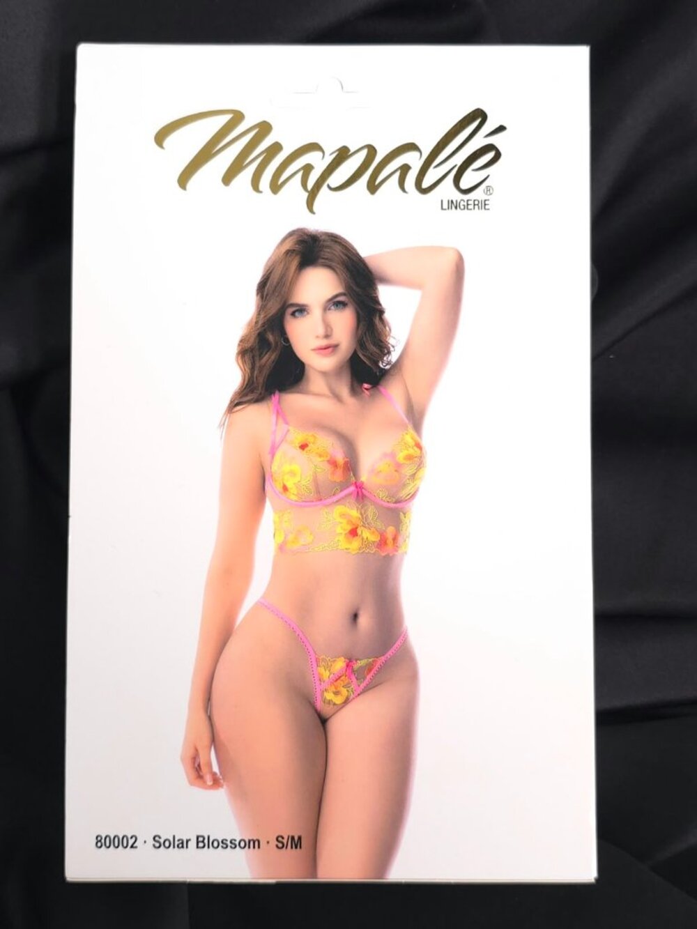 Mapalé Solar Blossom Bralette Thong Set S/M 80002